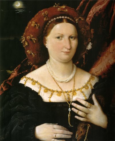 Portrait de Lucina Brembati - Lorenzo Lotto