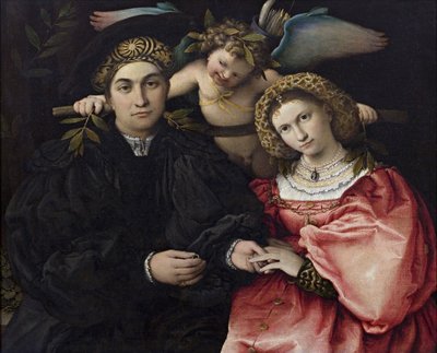 Portrait de Marsilio Cassotti et de sa fiancée Faustina - Lorenzo Lotto