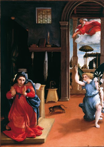 Recanati Annonciation - Lorenzo Lotto