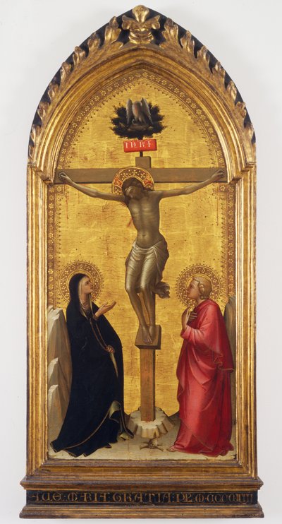 Le Christ en croix avec la Vierge et le saint
Jean - Lorenzo Monaco