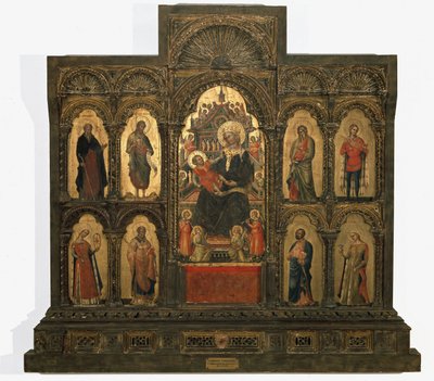 Madone et Enfant avec Saints - Lorenzo Veneziano