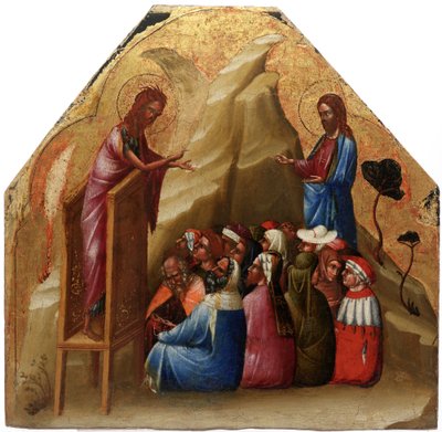 Saint Jean Baptiste prêchant - Lorenzo Veneziano