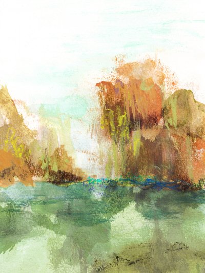 Réflexion sur la montagne et la terre - Lori Ann Folz