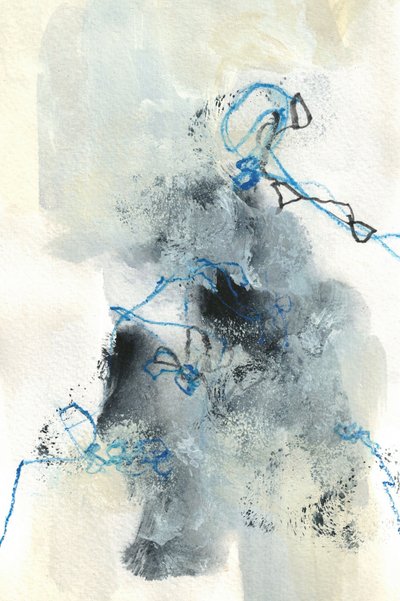 Gris-bleu fluide - Lori Ann Folz