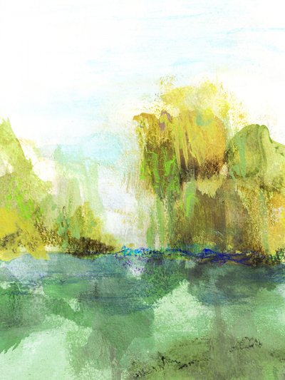 Réflexions abstraites sur le vert - Lori Ann Folz