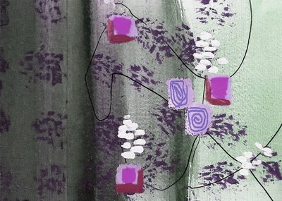 Composition abstraite moderne - Lori Ann Folz