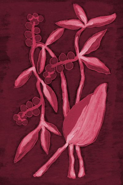 Seed Pod 1 Rouge cerise - Lori Ann Folz