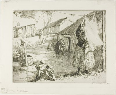 Quartier des pêcheurs - Louis Auguste Lepère