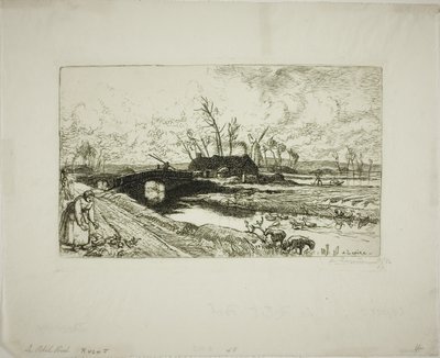 Le petit pont - Louis Auguste Lepère