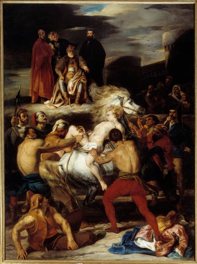 Le supplice de Mazeppa - Louis Boulanger