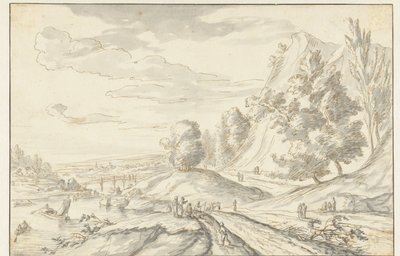 Paysage de montagne - Louis Chalon