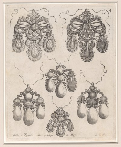 Design pour pendentifs, planche 4 du 