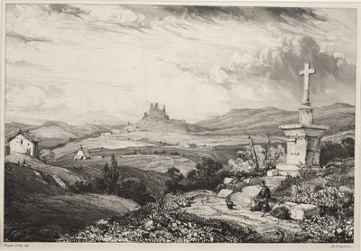 Château de Larderole, Auvergne - Louis Eugene Gabriel Isabey