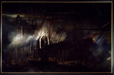 Retour des cendres et transbordement des restes de Napoléon Ier à bord de la Belle Poule le 15 octobre - Louis Eugene Gabriel Isabey