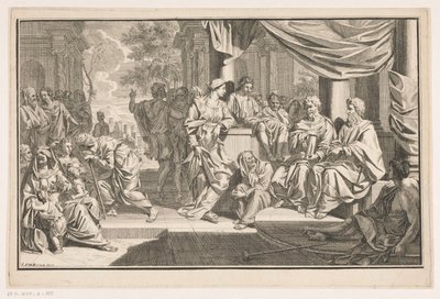 Paul et Barnabas prêchant devant le temple - Louis Fabritius Dubourg