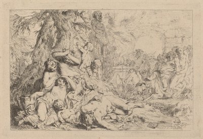 La marche de Silène - Louis Felix de la Rue