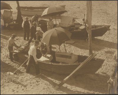 [Bateaux sur la plage] - Louis Fleckenstein