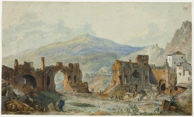 Le théâtre antique de Taormine avec vue sur l