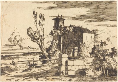 Entrée monumentale - Louis Gabriel Moreau the Elder