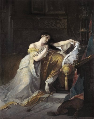 Jeanne I de Castille appelée Jeanne la Folle (Juana la loca) épouse de Philippe de Habsbourg - Louis Galue
