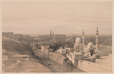Égypte et Nubie : Volume III - N° 26, Le Caire, Vue vers l