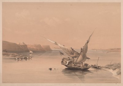 Égypte et Nubie : Volume II - No. 6, Approche de la forteresse d