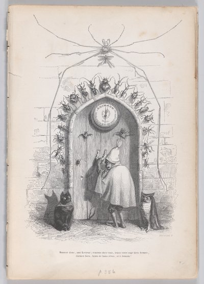 Bonsoir alors, mon ami Lecteur... des Scènes de la Vie Privée et Publique, vers 1837-47 - Louis Henri Brévière