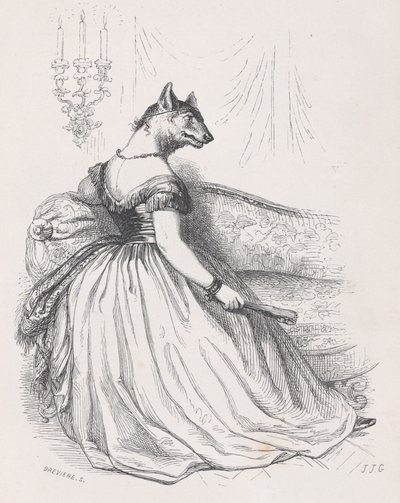 Maintenant, je comprends la louve de Rome des Scènes de la vie privée et publique..., vers 1837-47 - Louis Henri Brévière