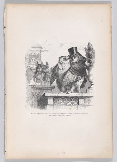 La duchesse chante un nocturne avec le duc... de Scènes de la vie privée et... - Louis Henri Brévière