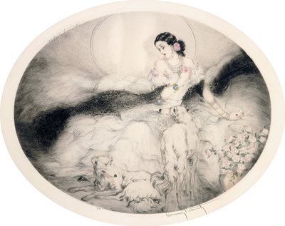 Dame aux camélias, c.1917 - Louis Icart