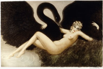 Léda et le cygne - Louis Icart