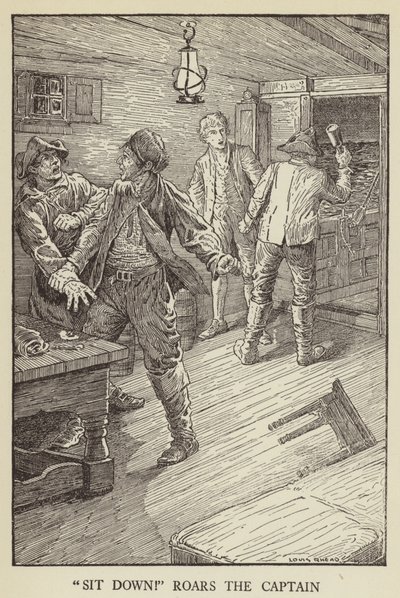 Illustration pour Kidnapped de Robert Louis Stevenson - Louis John Rhead