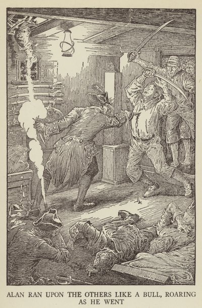 Illustration pour Kidnapped de Robert Louis Stevenson - Louis John Rhead
