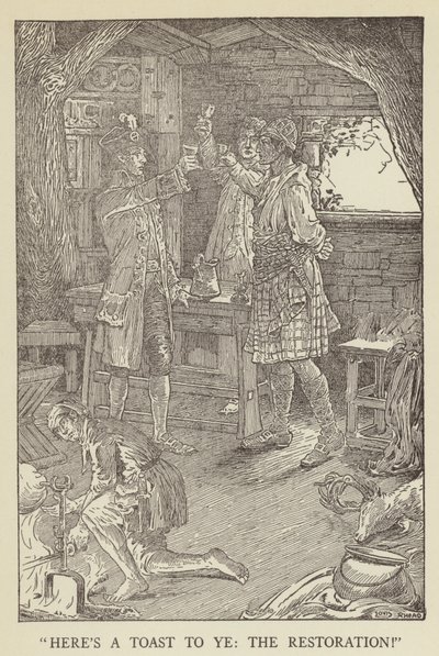 Illustration pour Kidnapped de Robert Louis Stevenson - Louis John Rhead