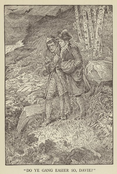 Illustration pour Kidnapped de Robert Louis Stevenson - Louis John Rhead
