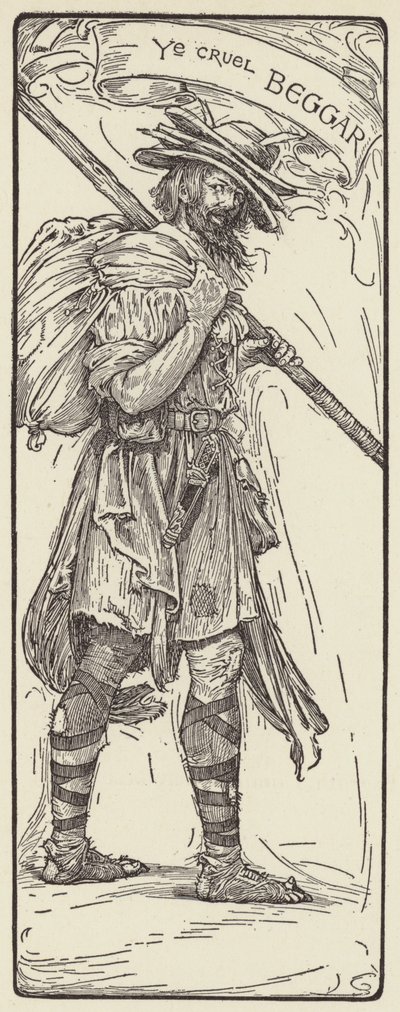 Le cruel mendiant - Louis John Rhead