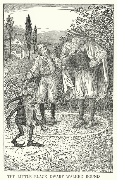 Le petit nain noir marchait autour - Louis John Rhead