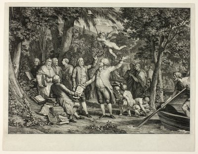 Mirabeau arrive aux Champs-Élysées - Louis Joseph Masquelier