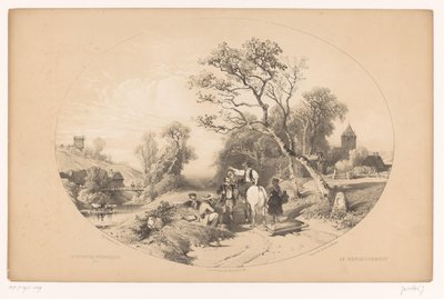 Le renseignement (Promenades pittoresques) - Louis Julien Jacottet