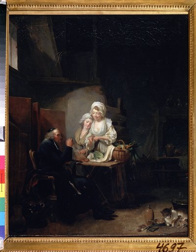 A la toilette du matin - tableau de Louis-Léopold Boilly