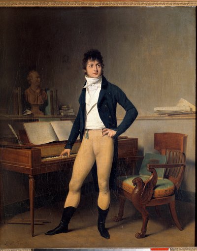 Portrait en pied de François Adrien Boieldieu (1755-1834), compositeur français - Louis Leopold Boilly