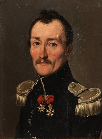 Portrait of Gaston de Banyuls de Montferre in Uniform - Louis Leopold Boilly