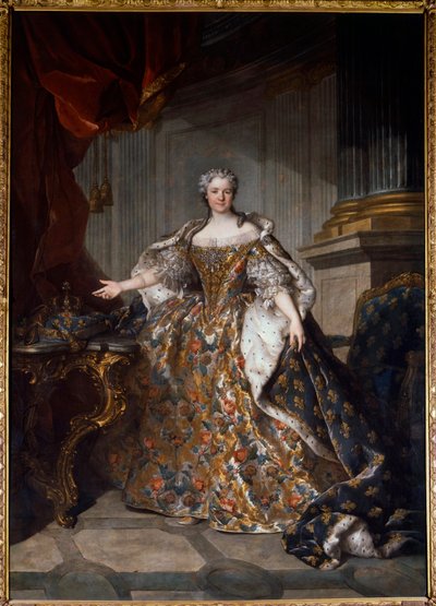 Portrait de Marie Leszczynska (1703-1768) Reine de France - Louis Tocqué