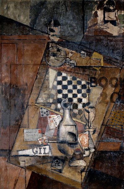 Nature morte avec un échiquier, 1912 - Louis Marcoussis