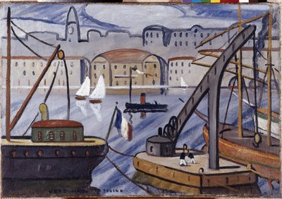 Vue du port de Marseille - Louis Mathieu Verdilhan