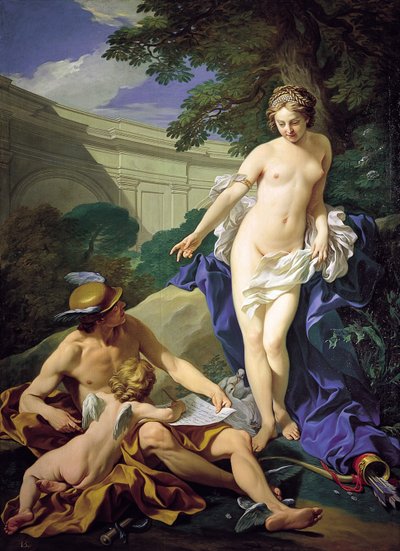 Vénus avec Mercure et Cupidon - Louis Michel van Loo