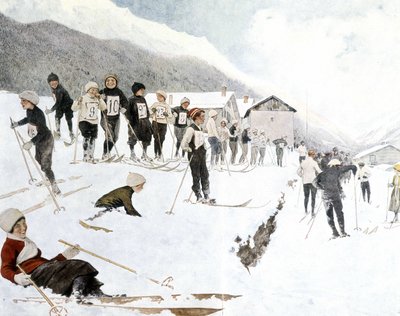 Leçons de ski pour enfants - Louis Remy Sabatier
