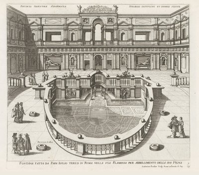 Nymphaeum dans la Villa Giulia à Rome (Les fontaines dans les palais et jardins de Rome) - Louis Rouhier