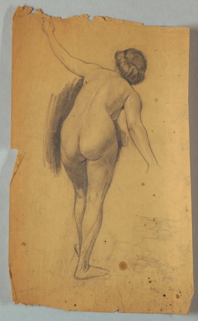 Étude de figure nue - Louis Schaettle