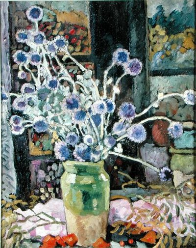 Bouquet de fleurs à la fenêtre - Louis Valtat